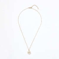 Theia Coin 6.5 carat Moonstone with White Topaz (S925)