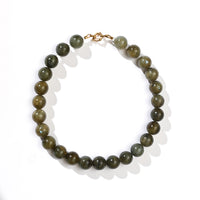 Michelle Giant Labradorite Choker | Charm Clasp