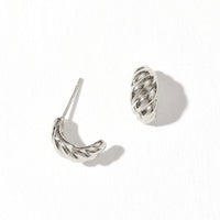 Kyra Mini Croissant | Silver