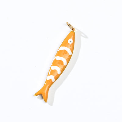 It's A Sardine Life Charm | Tangerine