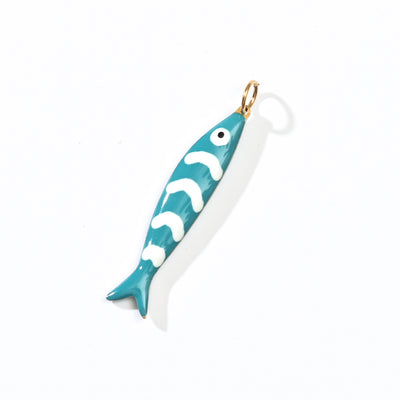 It's A Sardine Life Charm | Teal