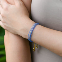 Cammy Beaded Bracelet | Crystal Blue