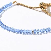 Cammy Beaded Bracelet | Crystal Blue