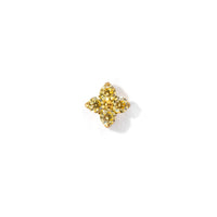 Sweet Orkid Flatback Earring | Yellow Gold