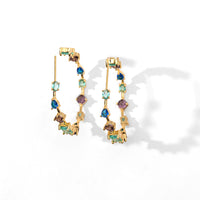 Naya Hoops | Gold Ocean