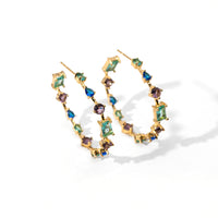 Naya Hoops | Gold Ocean