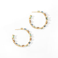 Naya Hoops | Gold Ocean