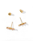 Inda Studs | Gold Pink