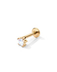 Nova Star Flatback Earring | Rainbow Gold