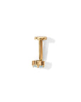 Nova Star Flatback Earring | Sky Blue Gold