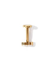 Gemini Flatback Earring | Clear Gold