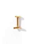 Fifi Butterfly Flatback Earring | Clear Gold