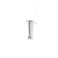 Chelle Mini 2mm Flatback Earring |Clear Silver