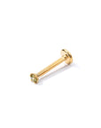 Chelle Mini 2mm Flatback Earring |Olive Gold