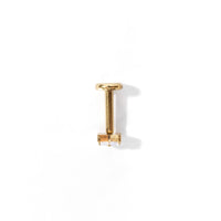 Sweet Orkid Flatback Earring | Opalite Gold