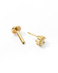 Nova Star Flatback Earring | Starry Gold