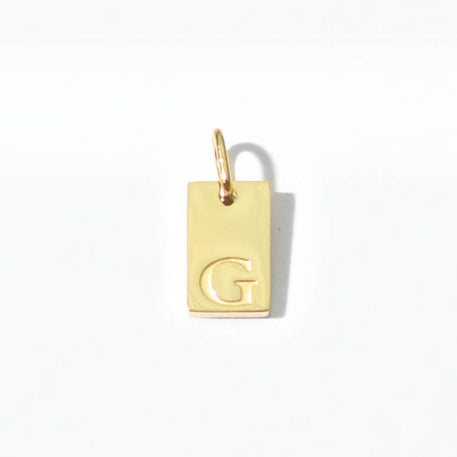 Alphabet G Charm | Gold