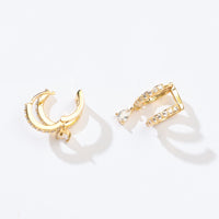 Gia Double Hoops | Gold