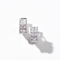 Jada Hoops | Clear Platinum