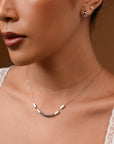 Morse Code Necklace | Silver