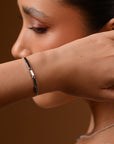 Morse Code Bracelet | Silver