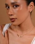 Morse Code Necklace | Gold