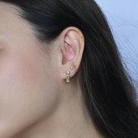 Gigi Cluster Huggies | Sea Green Gold