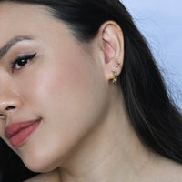 Gigi Cluster Huggies | Sea Green Gold