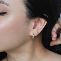 Gigi Cluster Huggies | Sea Green Gold