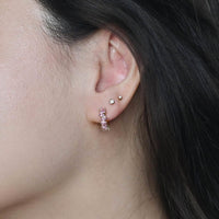 Gigi Cluster Huggies | Blush Gold