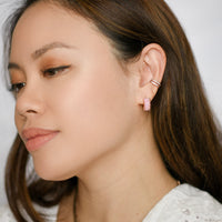 Jada Hoop | Baby Pink Rose Gold