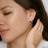 Lexi Baby Hoop | Rose Gold
