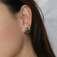 Kiera Shell Studs | Silver