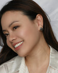 Kiera Shell Studs | Silver