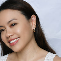 Lana Pavé Hoops | Gold