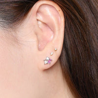 Anna's Bouquet Studs | Silver