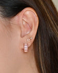 Orkid Studs | Opal Gold