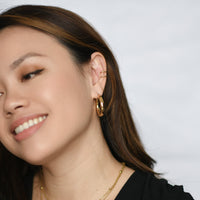 Claire Mini Hoop | Gold SST