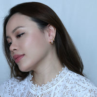 Jada Hoops | Ombre Pink Gold