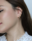 Esan Hoops | Clear Gold