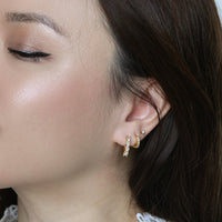 Esan Hoops | Clear Gold