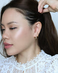Esan Hoops | Clear Gold