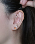 Mandarin Studs | Silver
