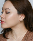 Hazel Hoops | Gold