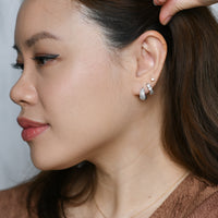 Hazel Hoops | Silver