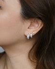 Hazel Hoops | Silver