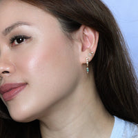 Esther Light Dangles | African Turquoise