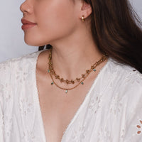 Geraldine Sea Green Necklace
