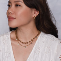 Geraldine Sea Green Necklace