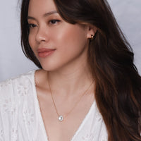 Shyla Faux Pearl Necklace | Gold